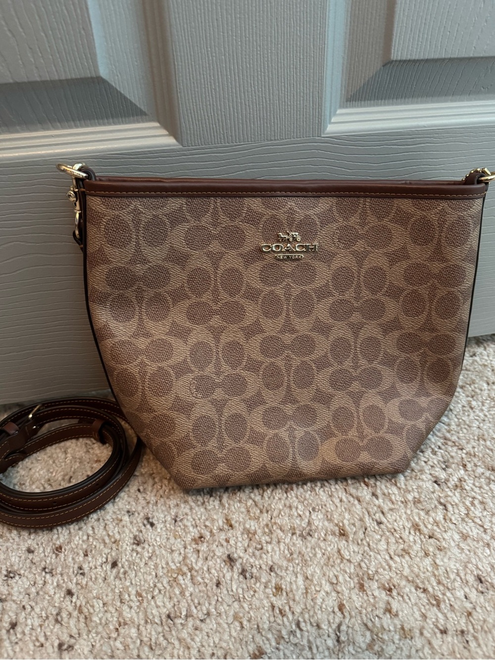 Coach Signature City Bucket Bag - IM/Tan/Brown